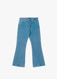 Pantalon Boot Cut Thoro Azul Claro