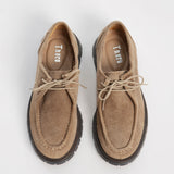 Chunky Shoes Suede Sand
