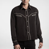 Camisa Vaquera Negro