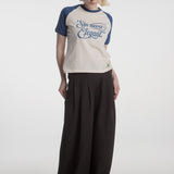 Pantalon Plisse Negro