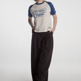 Pantalon Plisse Negro