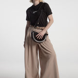 Pantalon Plisse Beige