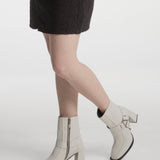 Pin-Up Boot Blanco