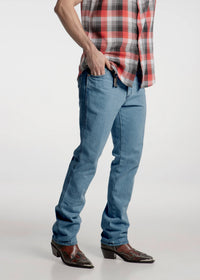 Pantalon Boot Cut Thoro Azul Claro