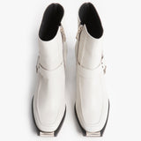 Pin-Up Boot Blanco