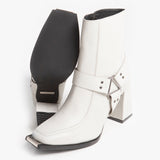 Pin-Up Boot Blanco