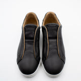 Sneaker Slip On Negro Deslavado