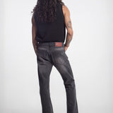 Boot Cut Pants 001 Washed Black