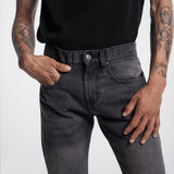 Boot Cut Pants 001 Washed Black