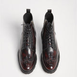 Brogue Boots Wine