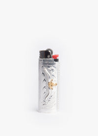 Porta Encendedor Plata