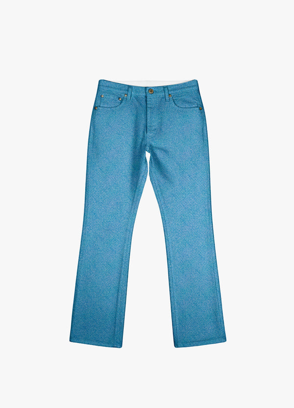 Pantalon Boot Cut Thoro Azul Claro