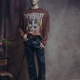 Pantalon Flare Caqui