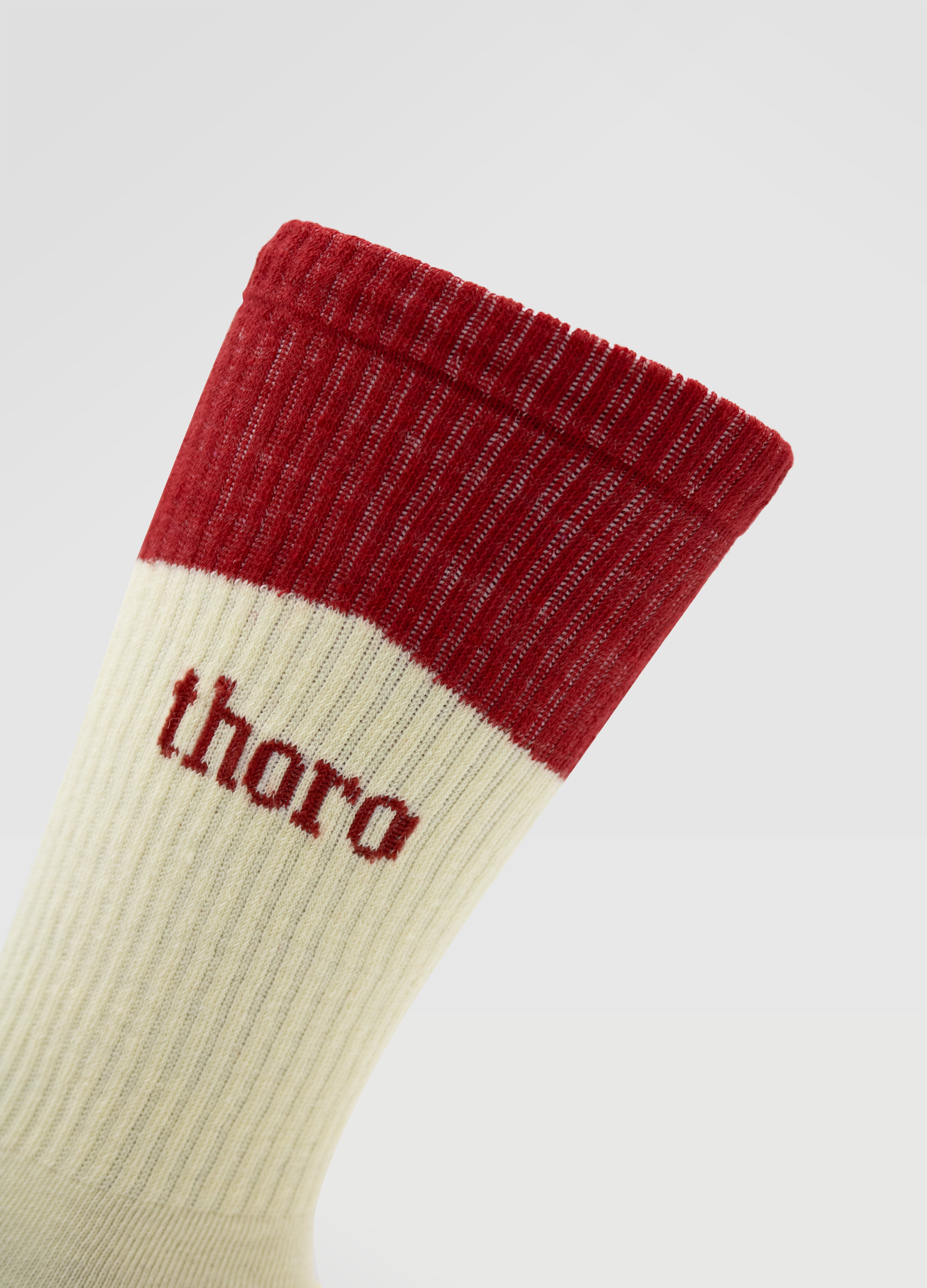 Socks Thoro Amarillo Rojo