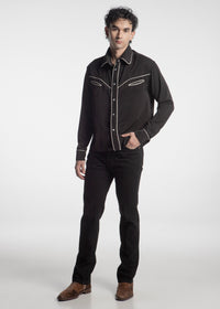 Camisa Vaquera Negro