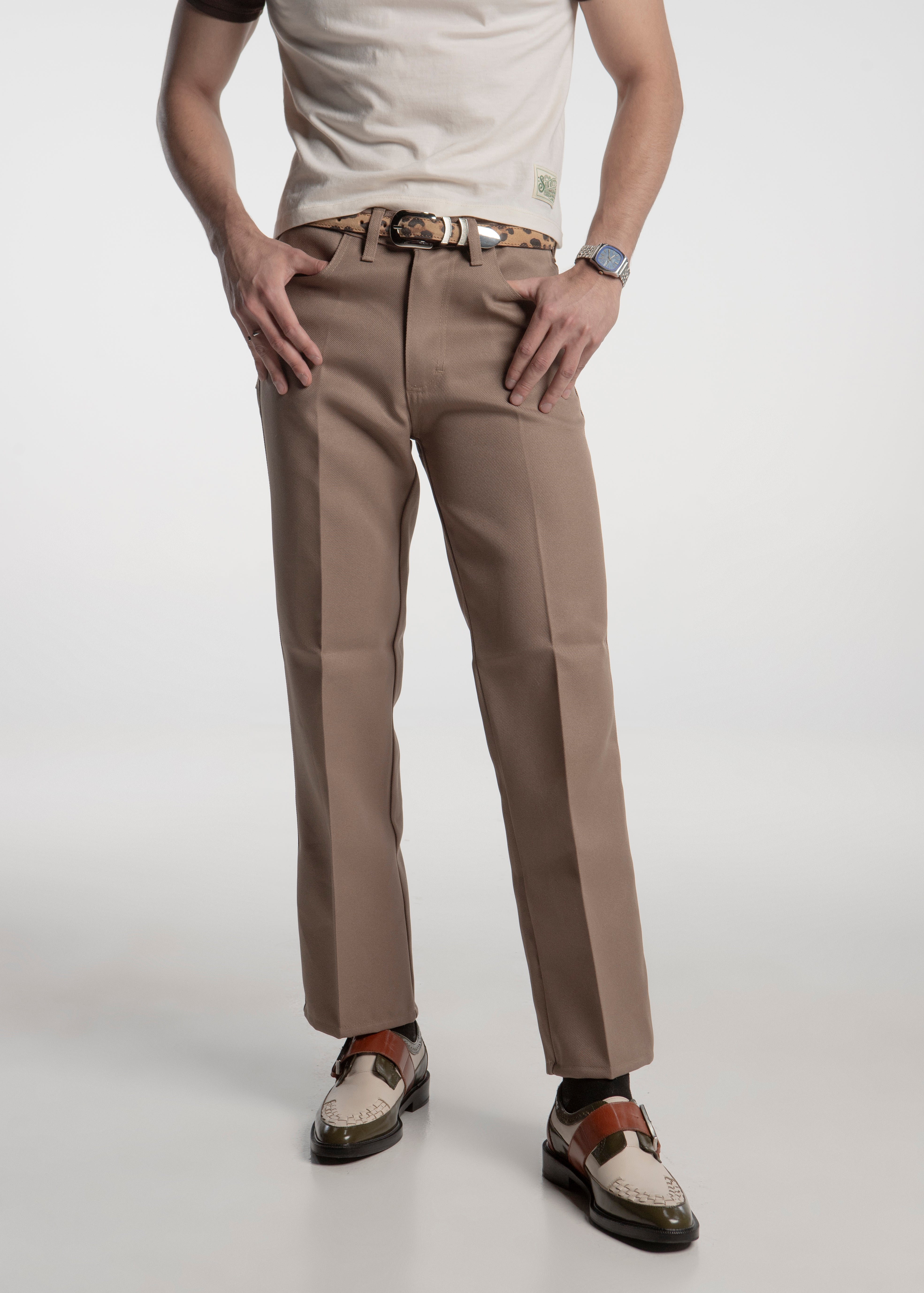Thoro Ropa Pantalón Vaquero 001 Beige – THORO 650