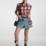Camisa Trucker Roja