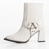 Pin-Up Boot Blanco