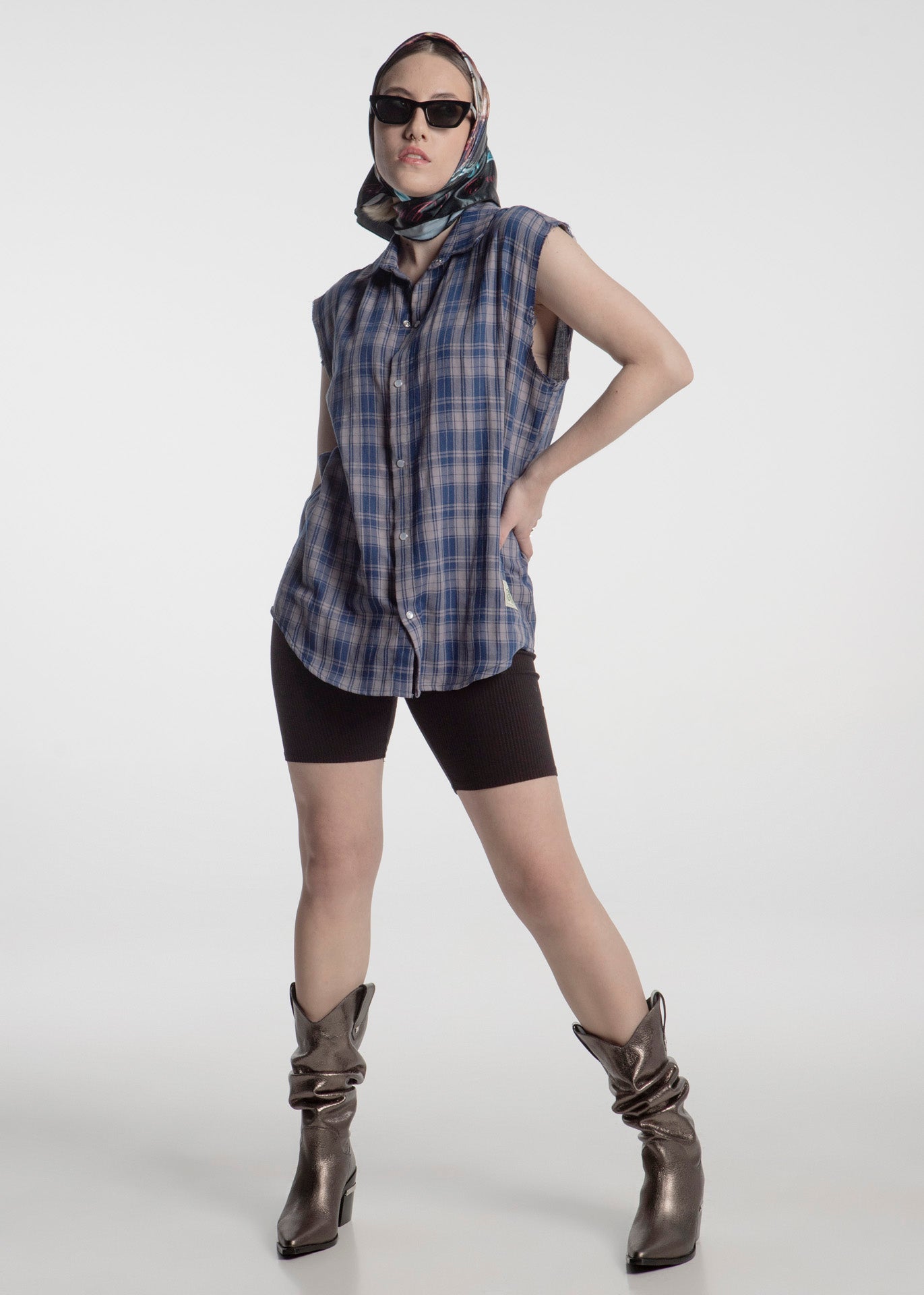 Camisa Trucker Azul