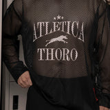 Football Mesh Jersey Negro